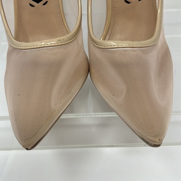 Jessica Rich Sz 37 US 7 Nude Mesh Pump - Picture 7 of 9